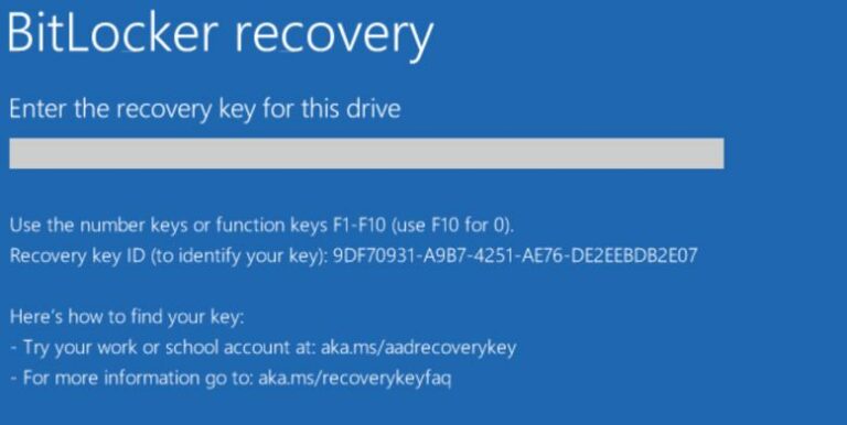 aka.ms/myrecoverykey |  How to Find Bitlocker Recovery Key ?